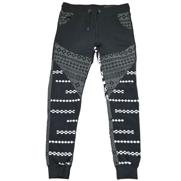 NWT Brooklyn Standard Joggers L (34Wx31L) Fleece Sweatpants Slim Fit Bla… - Picture 1 of 8